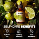 Kukka Lime Essential Oil for Skin - 4 Fl Oz - 100% Pure Natural Lime Oil for Diffuser, Hair, Candles & Soap Making Scent DIY by CozyNest Decor