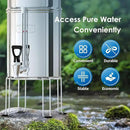 Waterdrop Water Filter Stainless Steel Stand, with Rubberized Non-Skid Feet, Replacement for Berkey® Water Filter System, King Tank Gravity-fed Water Filter System by CozyNest Decor