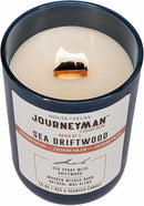 Journeyman Collection Candle, 15oz, Wooden Wick, Sea Driftwood, Large Painted Jar by CozyNest Decor