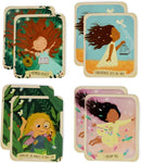 Menique Shine Memory Matching Game – 80 Cards (40 Pairs) with Positive Affirmations for Brave Girls – Motivational & Mindful Matching Game for Confidence and Self-Love by TinyTreasures Baby Boutique