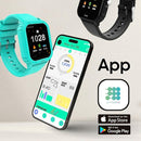 Cubitt Jr Smart Watch Fitness Tracker for Kids and Teens, with Games, Step Counter, Sleep Monitor, Heart Rate Monitor, Activity Tracker, Good Habits Alarms, 1.52" Touch Screen, IP68 Waterproof by TinyTreasures Baby Boutique