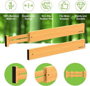 ANTOWIN Bamboo Drawer Dividers Organizers 16pcs, Expandable Drawer Separators Splitter, 17-22 inches Long Adjustable Spring-loaded Organizer for Large Utensil, Clothes, Tools Drawers (8+8) by CozyNest Decor