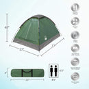 2-Person Dome Tent – Easy Set Up Shelter with Rain Fly and Carrying Bag for Camping by TinyTreasures Baby Boutique