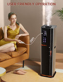 2.64Gal Humidifiers for Bedroom Large Room, Warm and Cool Mist up to 500ft², Top Fill Diffuser Ambient Light, 3 Mist Modes, 24H Timer, 35dB Quiet Humidifier for Home Office Plant by TinyTreasures Baby Boutique
