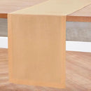 Solino Home Linen Table Runner 72 Inches Long - 100% Pure Linen Peach Table Runner 14 x 72 Inch - Fete by CozyNest Decor