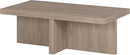 Henn&Hart Elna Coffee Table, 44" Wide,Grey by CozyNest Decor