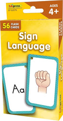 Teacher Created Resources Sign Language Flash Cards (EP62076), White Medium by TinyTreasures Baby Boutique