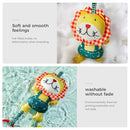 TUMAMA Baby Toys for 0, 3, 6, 9, 12 Months, Handbells Baby Rattles, Soft Plush Early Development Stroller Car Toys for Infant, Newborn Birthday Gifts, 4 Pack by TinyTreasures Baby Boutique
