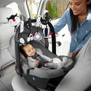 Car Seat Toys, High Contrast Black and White Toy for Infants 0-3 6 12 Months, Musical Black Fox Carseat Toys Stroller Toy for Babies Newborns by TinyTreasures Baby Boutique