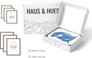 Haus and Hues Photo Frame Set - Set of 6 Picture Frame Set, Bulk Picture Frames, Frame Collage for Wall, Gallery Wall Collage Picture Frames for Wall Picture Frame Pack (Three 8x10, Three 11x14 Walnut) by CozyNest Decor