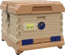 Ergo Insulated 10 Frame Bee Hive Set [NO Frames Included] (Single Hive, Tan Body Blue Entrance) by GreenHaven Gardens