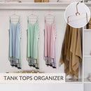ZEDODIER 3 Pack Tank Top Hanger, Space Saving Bra Hangers, Non-Slip Hanging Sport Bras Holder, Closet Organizers and Storage for Camisoles Tank Tops Bras Ties Swimsuits Strappy Dress, Rose Gold by CozyNest Decor