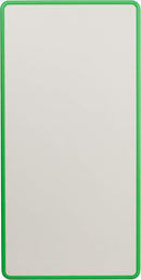 Flash Furniture Wren 23.625''W x 47.25''L Rectangular Green Plastic Height Adjustable Activity Table with Grey Top