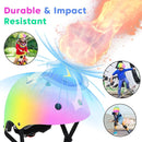 Color Gradient Adjustable Kids Bike Helmet Toddler Skateboard Helmets Boys Girls Child Ventilation Helmet for Multi-Sports Skating Cycling Scooter Balance by TinyTreasures Baby Boutique