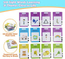 Spanish & English 510 Words Alphabet Bilingual Talking Flash Cards for 3-8 Years Toddlers, Pocket Speech Buddy Therapy Autism Toys, Educational Learning Interactive Toy for Boys Girls Kids Gifts Blue by TinyTreasures Baby Boutique