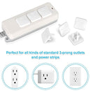 Mom's Choice Gold Awards Winner - Outlet Covers with Hidden Pull Handle Baby Proofing Plug Covers (45 Pack) 3-Prong Child Safety Socket Covers Electrical Outlet Protectors Kid Proof Outlet Cap by TinyTreasures Baby Boutique