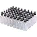Clear Glass Small Spray Bottles 2 oz 48 Packs,Fine Mist Sprayer Pretty Finish,Refillable Containers mini spray bottles for Cleaning Solutions and Skin Care (Clear 48Pack) by GreenHaven Gardens