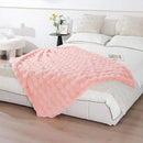 UKELER Pink Faux Fur Throw Blanket for Girls 50''x60'' Decorative Shaggy Velvet Blanket Fluffy Cozy Plush Warm Bed Throws for Bedroom, Living Room, Couch, Sofa, Office, Camping by CozyNest Decor