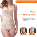 TiRain 3 in 1 Postpartum Belly Support Recovery Belly/Waist/Pelvis Belt C Section Postpartum Belly Wrap Band Corset waist trainer by TinyTreasures Baby Boutique