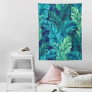 ICMOLYYENLO Tropical Green Plant Tapestry, Green Palm Leaves Natural Landscape Print Wall Tapestry for Bedroom Living Room Dormitory 40x60 Inch by CozyNest Decor