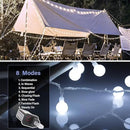 Minetom 66 Feet 200 Led Globe Ball String Lights - Fairy Plug-in With Remote, Waterproof for Indoor Outdoor Party Wedding Christmas Tree Garden Decoration, Pure White by CozyNest Decor
