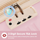 3 Piece Luggage Set Hardside Spinner Suitcase With Tsa Lock 20" 24" 28" by HouseOfZazla