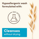 Aveeno Baby Daily Moisture Body Wash & Shampoo with Natural Oat Extract, Hypoallergenic, Tear-Free, Paraben-Free, pH-Balanced Formula For Sensitive Hair & Skin, 33 fl oz by TinyTreasures Baby Boutique