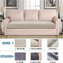 H.VERSAILTEX Super Stretch Individual Seat Cushion Covers Sofa Covers Couch Cushion Covers Slipcover Sets Thick Jacquard Textured Twill Fabric (1 Piece Sofa Cushion Cover, Island Fossi) by CozyNest Decor