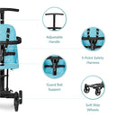 Dream On Me Lightweight and Compact Coast Rider Stroller with One Hand Easy Fold, Adjustable Handles and Soft Ride Wheels, Sky Blue by TinyTreasures Baby Boutique