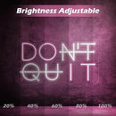 Don't Quit LED Neon Sign for Wall Decor, DO IT Neon Lights Party Decorations, USB Powered Switch Lighting Adjustable for Office, Gym, Man Cave, Gamer Room Decor by CozyNest Decor