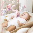 Baby Crib Mobile - Elephant Mobile for Crib with 25 Inches Mobile Arm and 35 Lullabies Musical Box, 3 Modes Digital, Volume Control, Essential Gift for Infant Boys Girls Bedroom Hanging Decor by TinyTreasures Baby Boutique