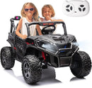 2 Seater 24V Kid Toy Car with Remote Control 4WD Electric Vehicles Battery Powered Toy Car,Ride on Car for 3+ Years Kids Ride On Toy(Black) by TinyTreasures Baby Boutique