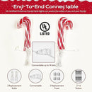 Christmas Candy Cane Lights 12Pcs Christmas Pathway Lights with 72 Count Incandescent Clear Lights, Connectable 12 Inch Pathway Makers Lights for Indoor Outdoor Walkway Patio Yard Lawn Decorations by GreenHaven Gardens