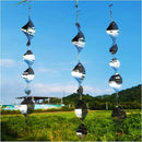 Metal Bird Scare Discs Set-Highly Reflective Double-Sided Bird Reflectors,Extra Sparkly Wind Spinners Outdoor Garden Decor, Bird Devices Deterrent to Scare Birds Away from Yard Patio Farm by GreenHaven Gardens