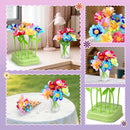 Hetbls Fabric Flower Bouquets Toys, Arts and Crafts Kits for Kids Age 3-12, Educational Gifts for 3 4 5 6 7 8 9 10 11 12 Year Old Toddler Girls, Great for B-Day Birthdays Activities Holidays Parties by TinyTreasures Baby Boutique