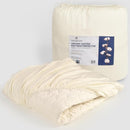 FABDREAMS Organic Quilted Mattress Protector King Size | Mattress Pad | Mattress Cover| Naturally Breathable | Noiseless| Fits up to 17" Deep Pockets| Temperature Regulating | Ivory by TinyTreasures Baby Boutique