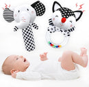 Baby Rattles 0-6 Months Baby Toys 0-6 Months, Newborn Toys 0 3 Months Brain Development, Infant Toys 0-6 Months Baby Sensory Toys Soft Rattles for Babies 0-6 Months Shower Party Gift by TinyTreasures Baby Boutique