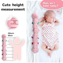 Sumobaby Infant Baby Musical Stuffed Animal Activity Soft Toys with Multi-Sensory Crinkle, Rattle and Textures, for Tummy Time Newborn 0-3-6-12 Months Girls, Caterpillar, Pink by TinyTreasures Baby Boutique