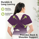 KeaBabies Baby Wrap Carrier - All in 1 Original Baby Carrier Newborn to Toddler Sling, Easy to Wear, Hands Free Bonding, Lightweight, Breathable Infant Wraps (Royal Purple) by TinyTreasures Baby Boutique