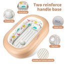 Swimbobo Inflatable Baby Bathtub – Soft, Portable Baby Bath for Infants and Toddlers, Easy to Inflate, Waterproof, Ideal for Home and Travel (Basic) by TinyTreasures Baby Boutique