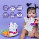 Serenity Kids 6+ Months USDA Organic Veggie Puree Baby Food Pouches | No Sugary Fruits or Added Sugar | Allergen Free | 3.5 Ounce BPA-Free Pouch | Carrots | 1 Count by TinyTreasures Baby Boutique