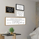 The Best Things in Life Wall Decor Sign 40 x 15 Inch Memories Inspirational Quotes Wood Framed Family Entryway Living Room Home Wall Art for Farmhouse Bedroom Room (Wood) by CozyNest Decor