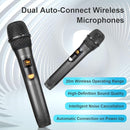 Karaoke Machine,Karaoke Machine for Adults with 2 Wireless Microphones/6.5IN Speaker/PA System with Remote Control/LED Light/Remote Control,Portable Bluetooth Karaoke Speaker Supports TWS/REC/AUX/USB by TinyTreasures Baby Boutique