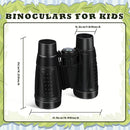 Libima 24 Pcs Binoculars for Kids Educational Compact Kids Binoculars with Neck String Toddler Telescope for Boys Girls Learning Bird Watching Camping Hiking Travel Safaris Birthday Gifts(Black) by TinyTreasures Baby Boutique