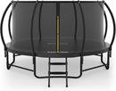 14FT 12FT 10FT 16FT Trampoline with Safety Enclosure, Anti-Rust Coating – ASTM Certified, Heavy-Duty Outdoor Trampoline with Ladder – for Kids & Adults by TinyTreasures Baby Boutique