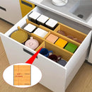 ANTOWIN Bamboo Drawer Dividers Organizers 16pcs, Expandable Drawer Separators Splitter, 17-22 inches Long Adjustable Spring-loaded Organizer for Large Utensil, Clothes, Tools Drawers (8+8) by CozyNest Decor