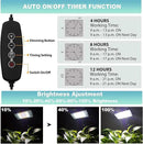 LBW Grow Light for Indoor Plants, Full Spectrum Desk LED Plant Light, Small Grow Lamp with 4H/8H/12H Timer, 6-Level Brightness, Height Adjustable, Flexible Gooseneck, Ideal for Indoor Growth by GreenHaven Gardens