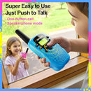 Walkie Talkies for Kids Toys for Boys Girls 4-6, 3 Miles Range Walkie Talkie to Camping, Outdoor 4 Year Old Girl Birthday Gifts for 3 4 5 6 7 Year Old Boy Girl Gifts Age 6-8 (Blue&Pink&Yellow) by TinyTreasures Baby Boutique