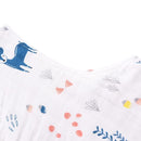Toddler Sleep Sack for 2-4T Baby, Organic Cotton Wearable Blanket for Boys and Girls 0.5 TOG 2-Way Zipper Soft 4 Layers X-Large Deer by TinyTreasures Baby Boutique