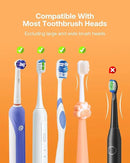 Bitvae Toothbrush Cleaner & Toothbrush Holder, Cleaning and Air Drying, LED Smart Screen, Rechargeable Wall Mount Toothbrush Holder for Bathrooms